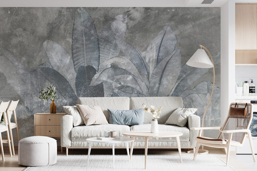 Folha tropical na névoa — interior 2