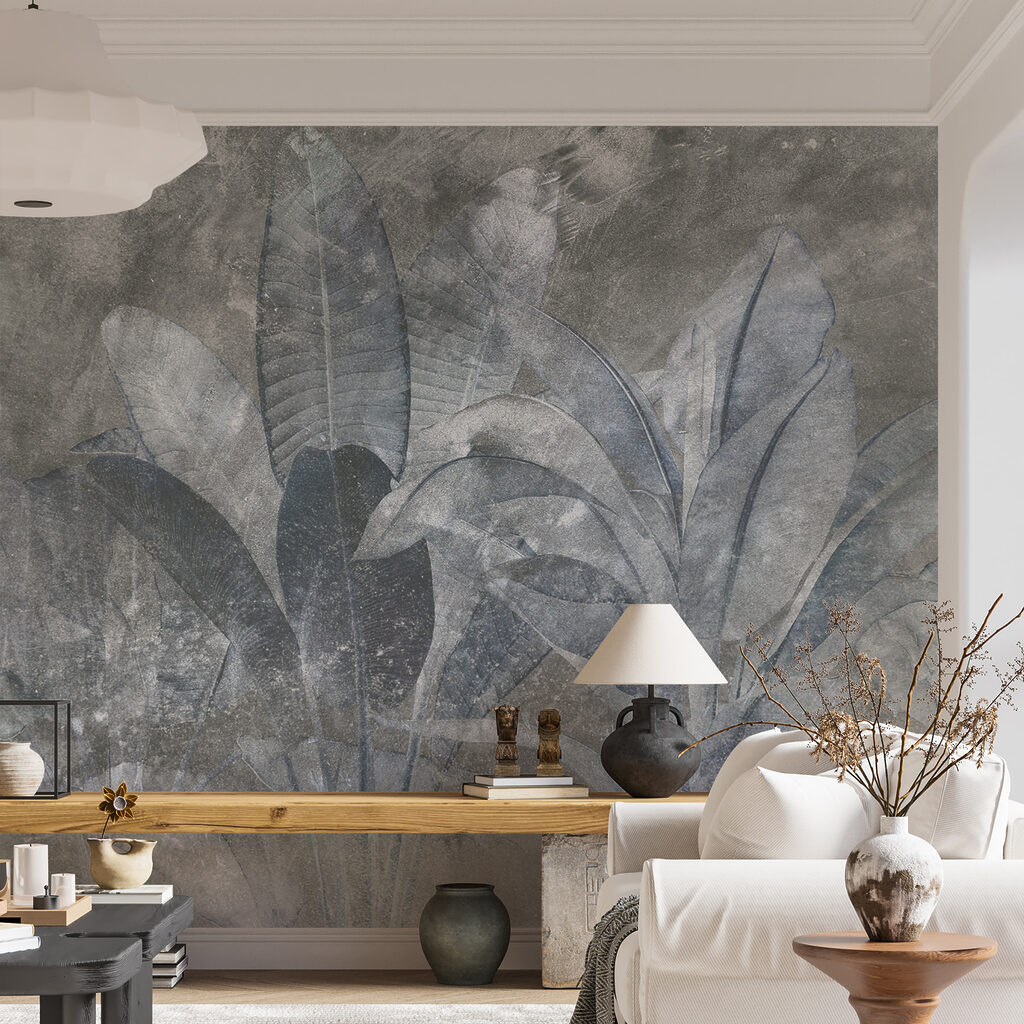 Folha tropical na névoa — interior 3