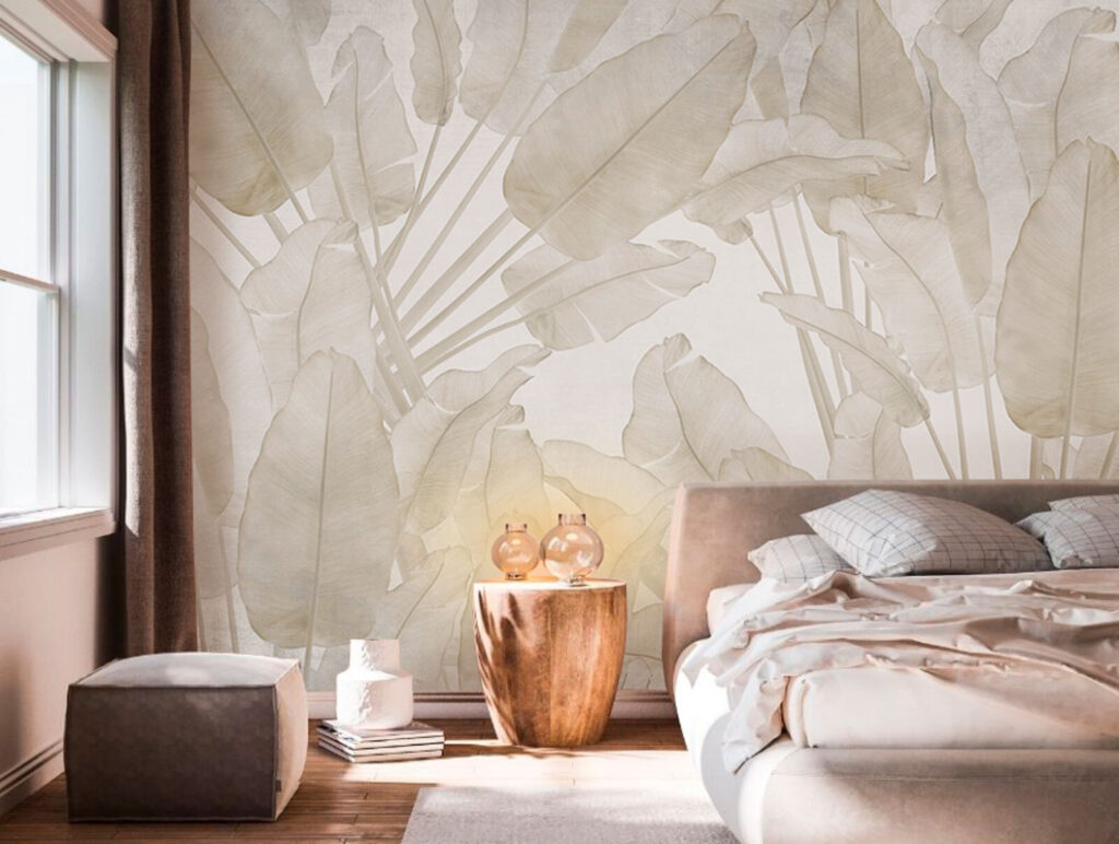 Folhagem tropical bege — interior 3