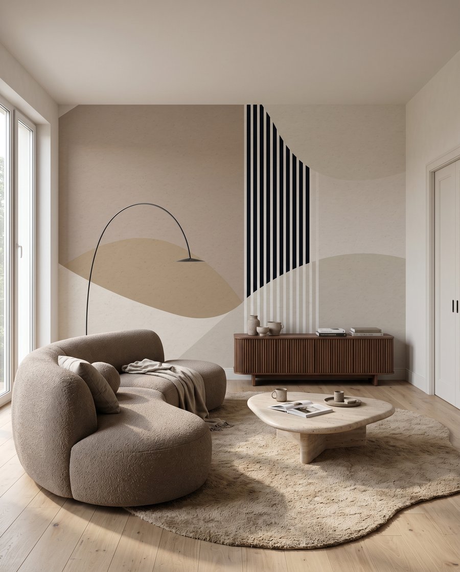 Riscas entre formas redondas — interior 3