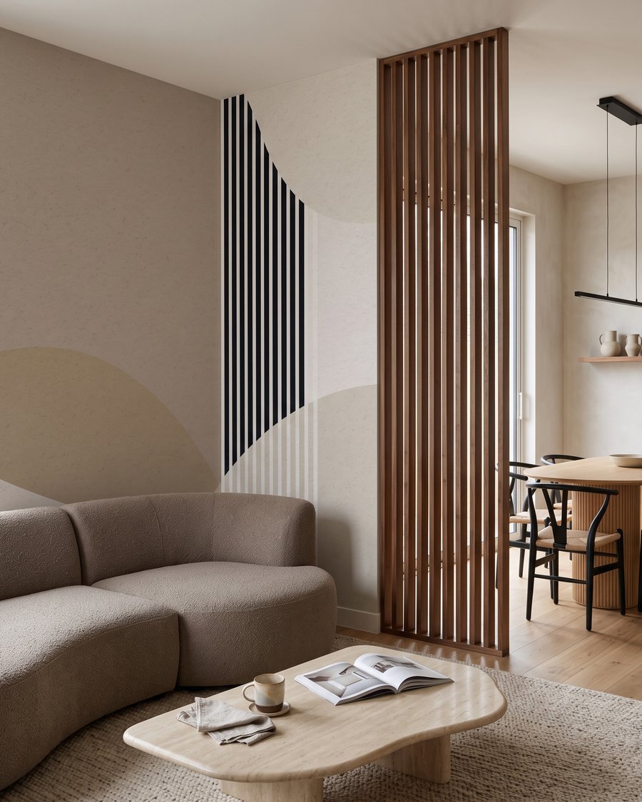 Riscas entre formas redondas — interior 6