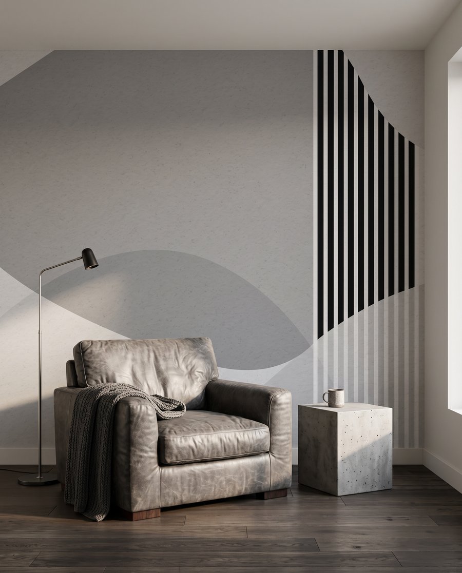 Riscas entre formas redondas — interior 2
