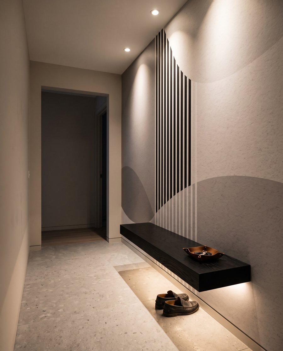 Riscas entre formas redondas — interior 4