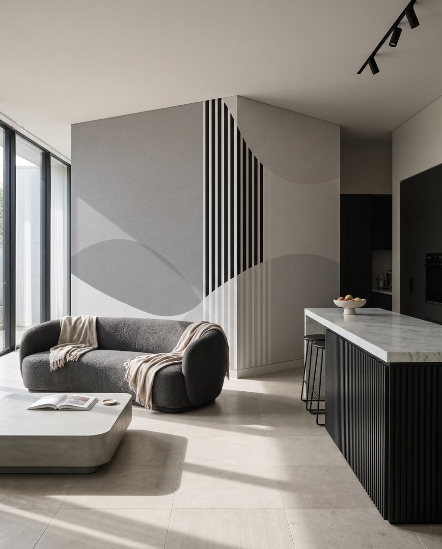 Riscas entre formas redondas — interior 5