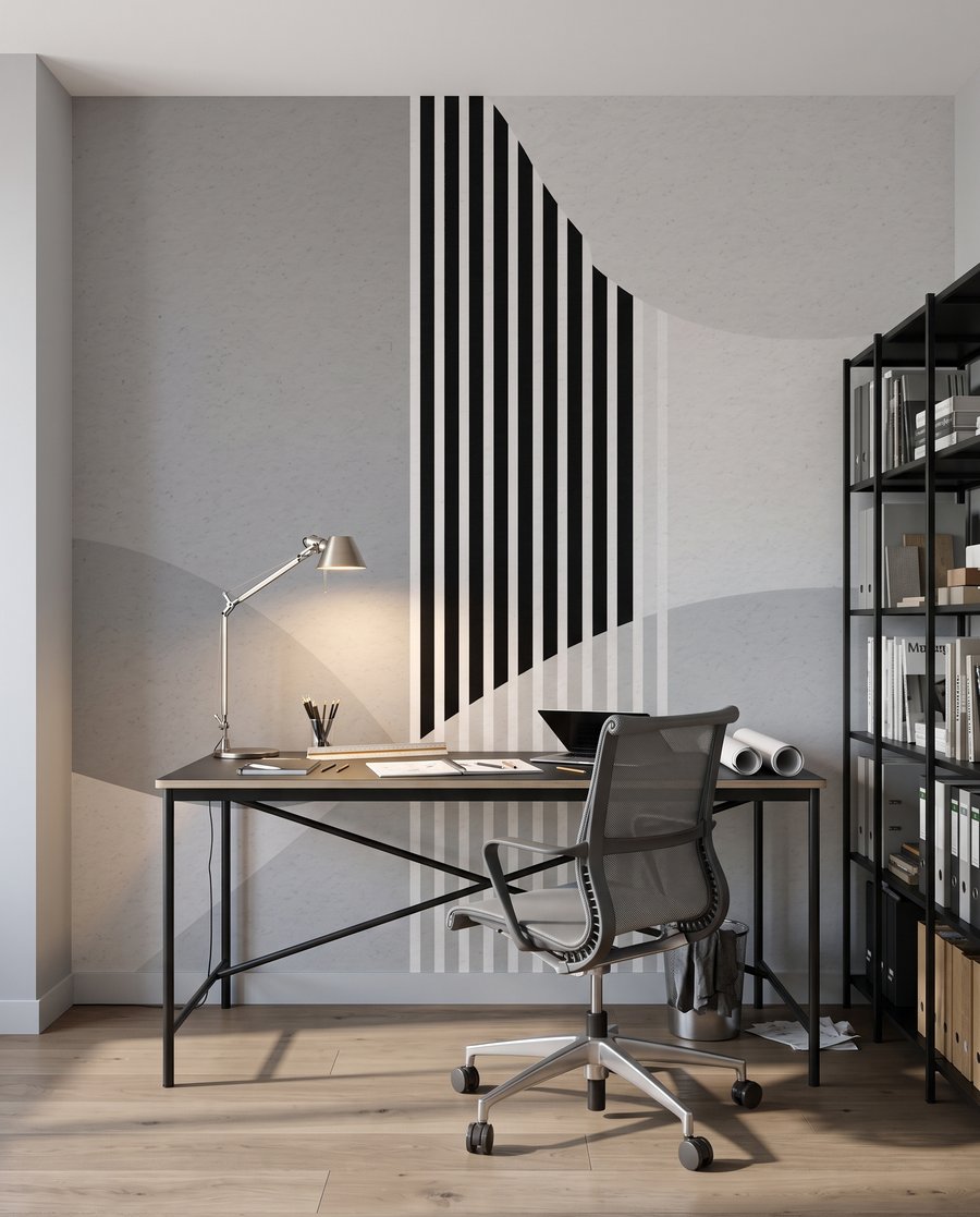 Riscas entre formas redondas — interior 7