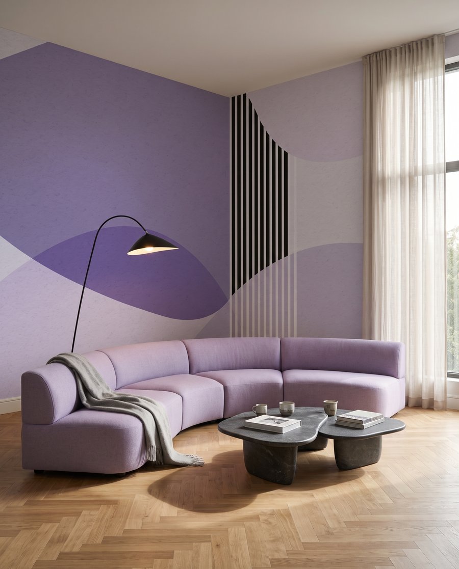 Riscas entre formas redondas — interior 3