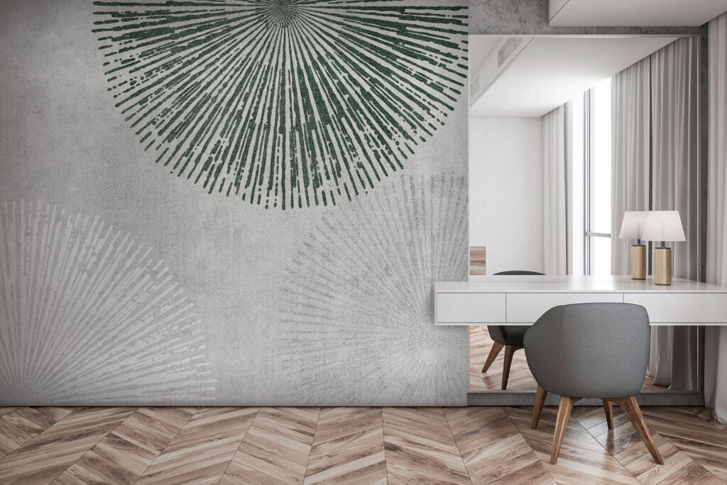 Círculos de raios finos — interior 2