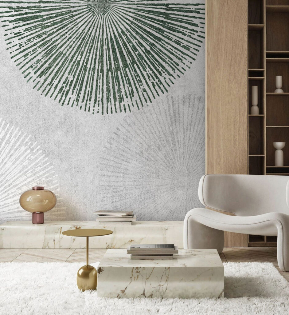 Círculos de raios finos — interior 1