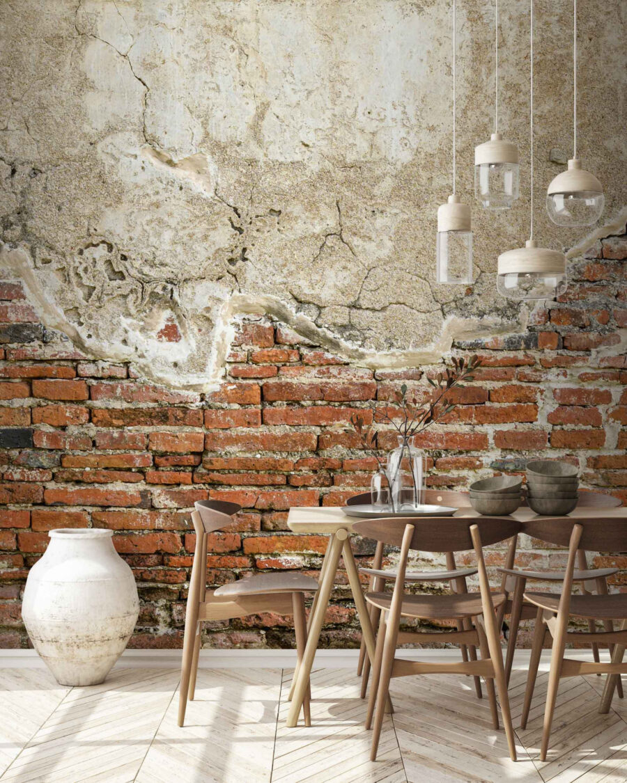 Efeito de tijolo gasto — interior 3