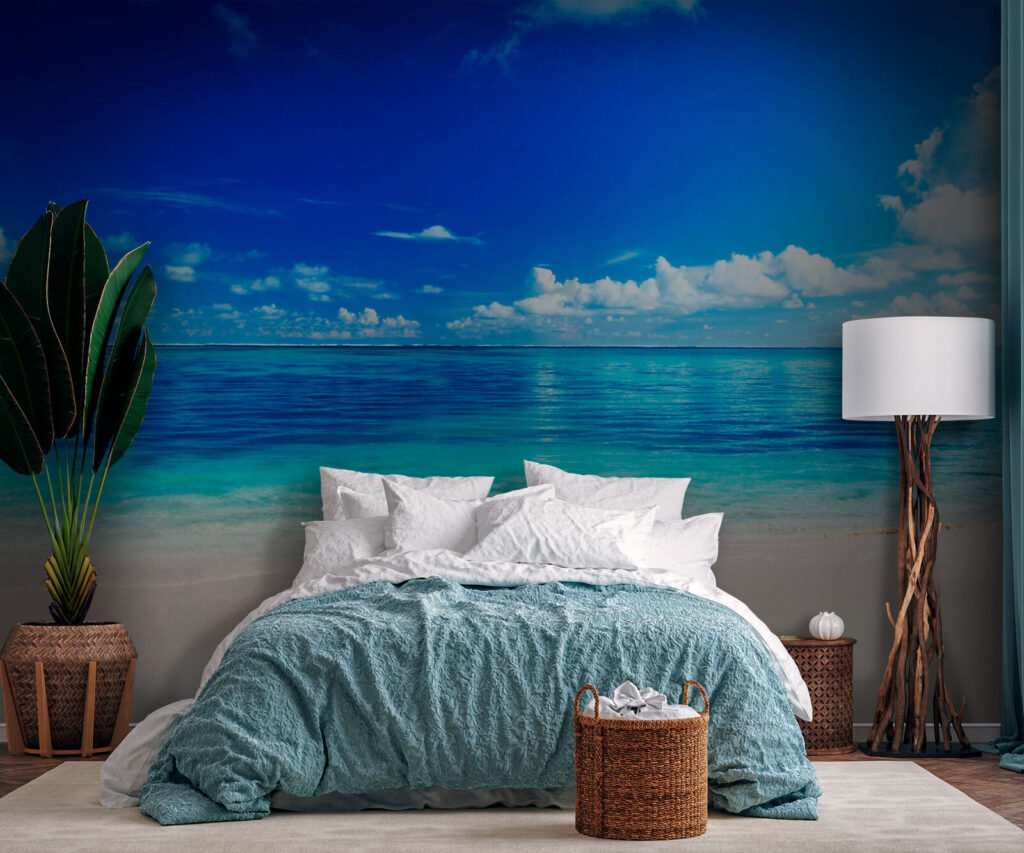 Praia em azul vivo — interior 2
