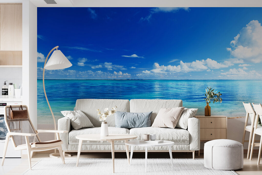 Praia em azul vivo — interior 4
