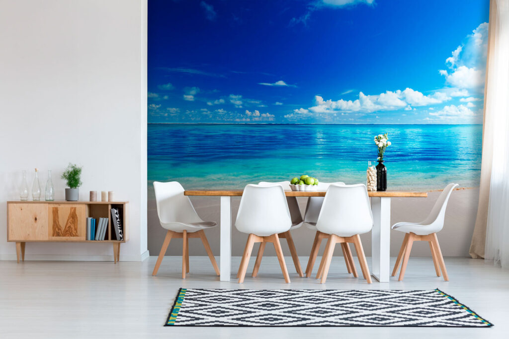 Praia em azul vivo — interior 3