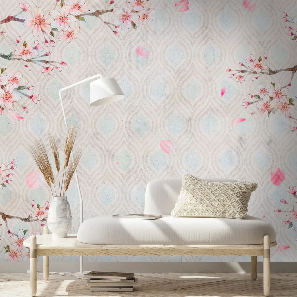 Moldura floral delicada — interior 3