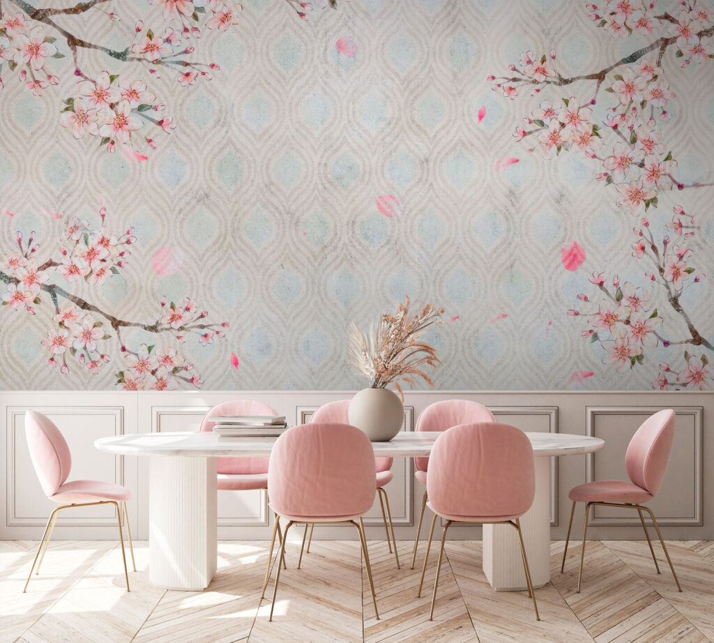 Moldura floral delicada — interior 1