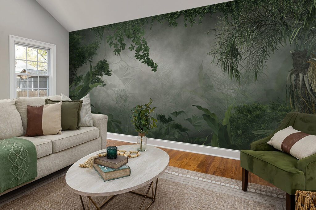 Selva verde em névoa — interior 4