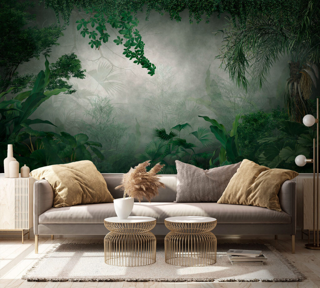 Selva verde em névoa — interior 2