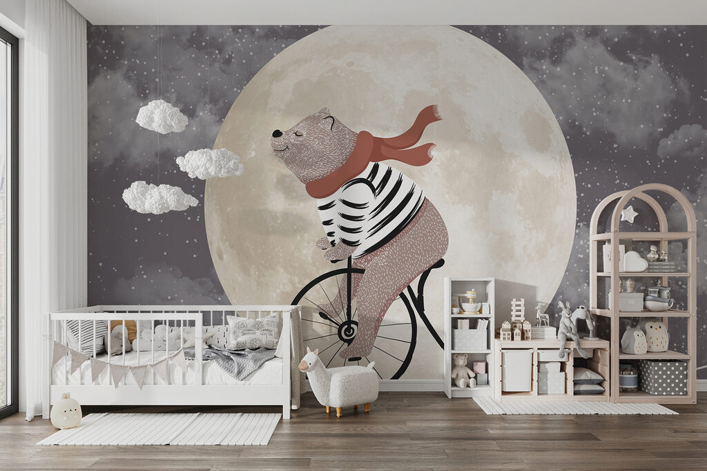 Urso a pedalar — interior 4