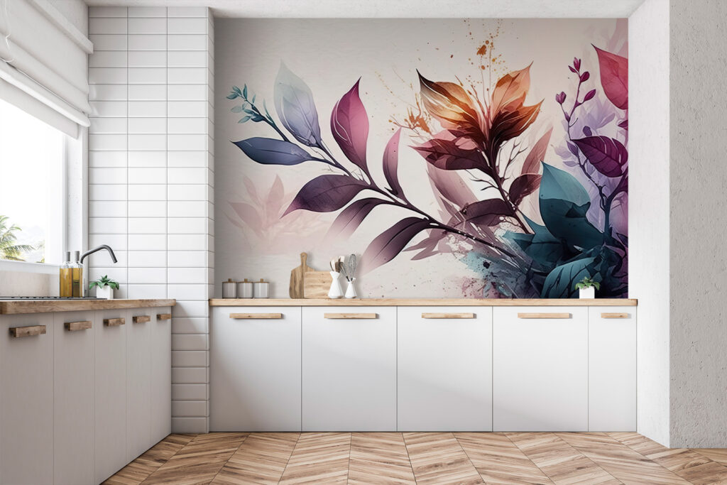 Ramo em cores vivas num interior