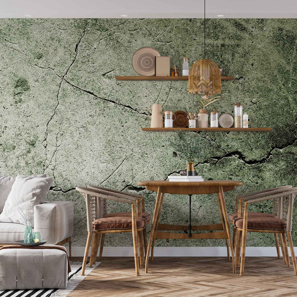 Fissuras em camadas desgastadas — interior 1