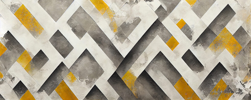 Amarelo entre cinzentos — design completo