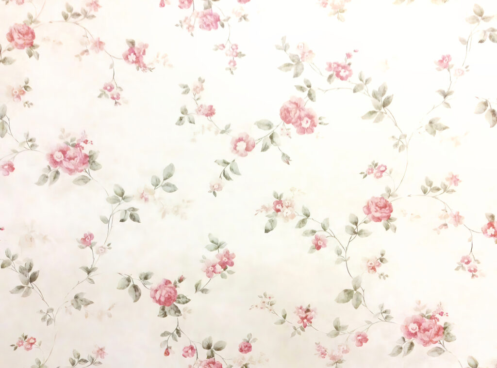 Ramos cor-de-rosa em creme — design completo
