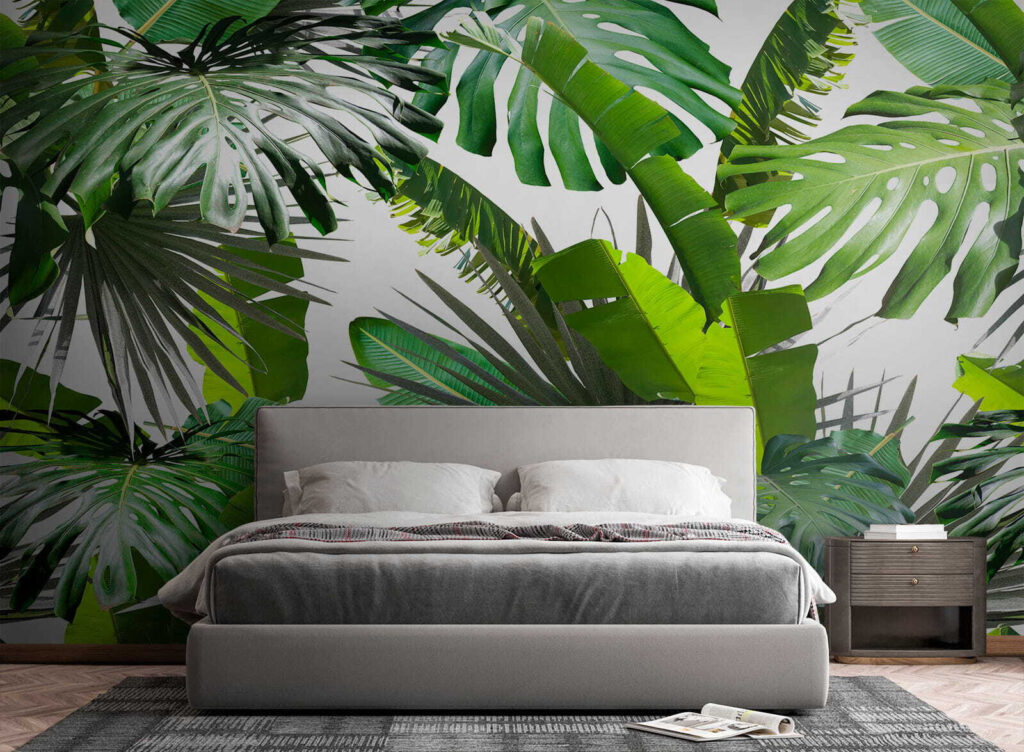 Folhas tropicais verdes — interior 2