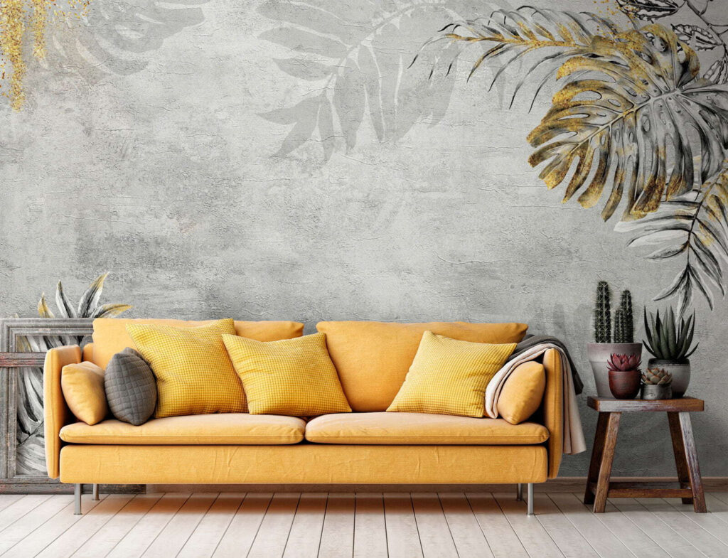 Folhas de palma acinzentadas — interior 3