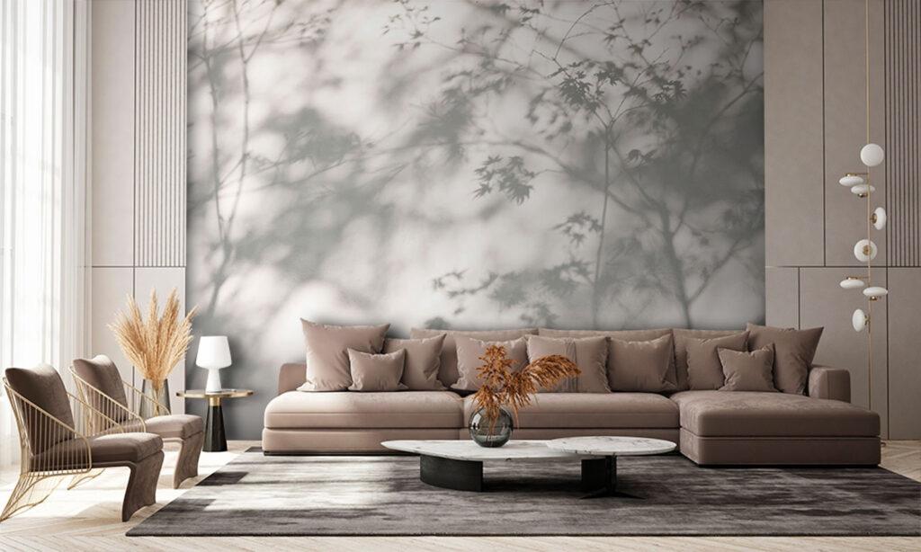 Sombras de folhas suaves — interior 2