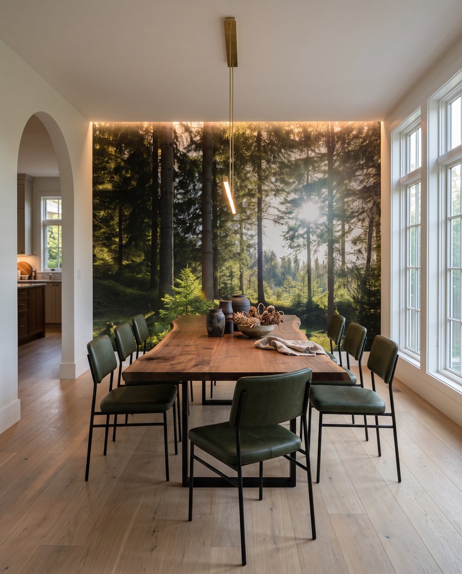 Sol sobre musgo verde — interior 5