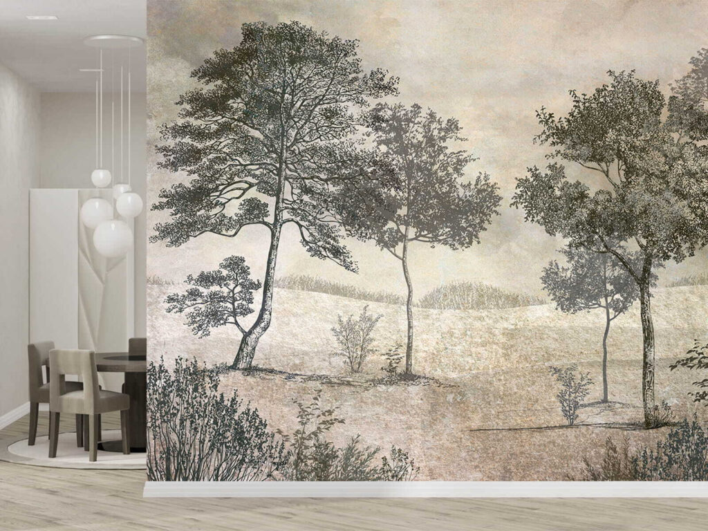 Paisagem de traços finos — interior 4