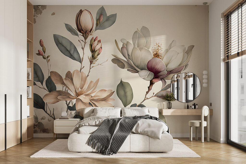 Flores em ramos aguarelados — interior 4