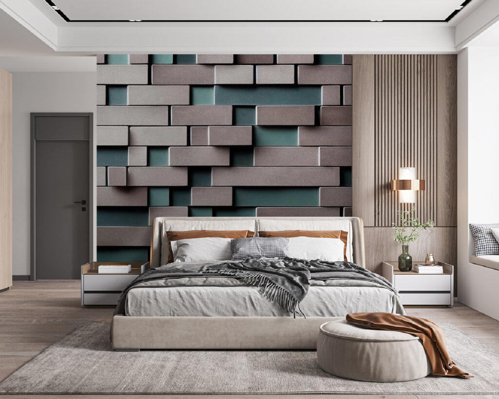 Blocos com juntas abertas — interior 3