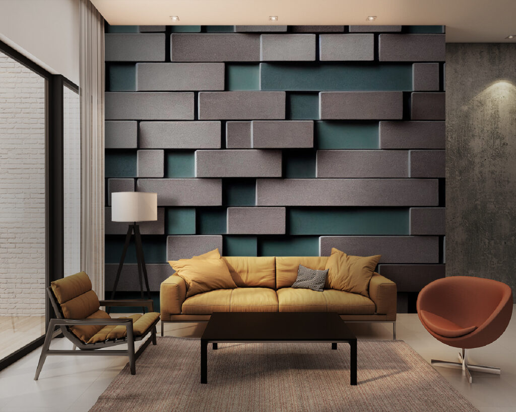Blocos com juntas abertas — interior 6