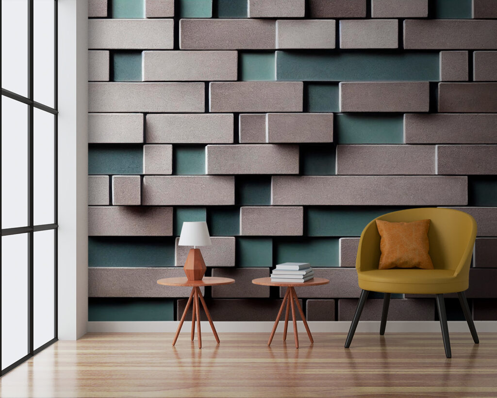 Blocos com juntas abertas — interior 7