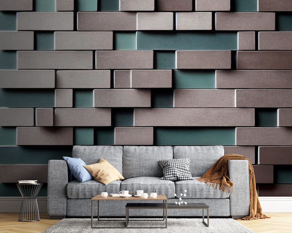 Blocos com juntas abertas — interior 1
