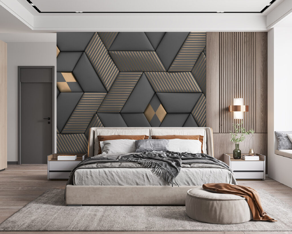 Cubos escuros com nervuras — interior 5