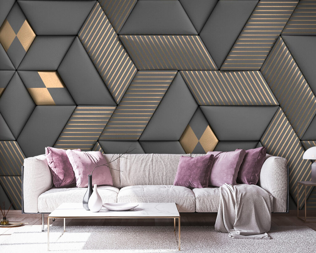 Cubos escuros com nervuras — interior 7