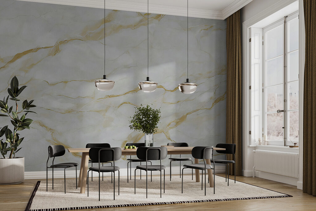 Veios dourados na horizontal — interior 11