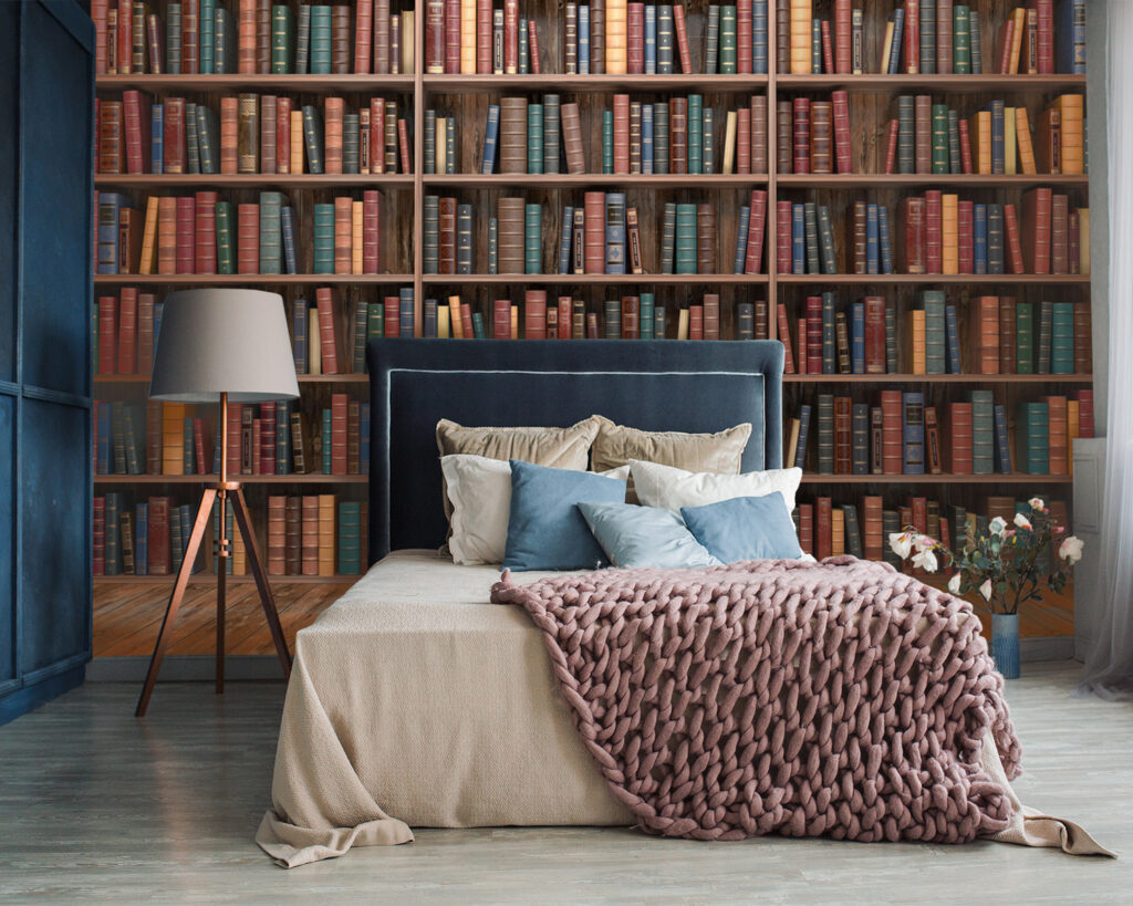 Livros em cantos silenciosos — interior 3