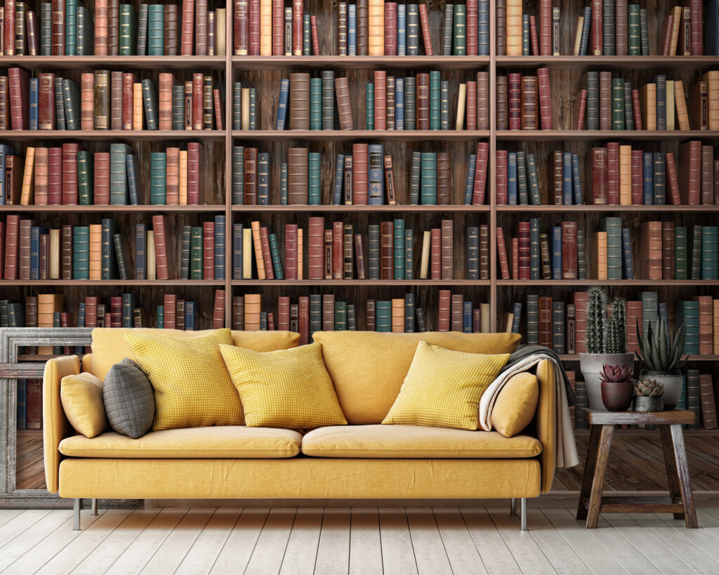 Livros em cantos silenciosos — interior 8