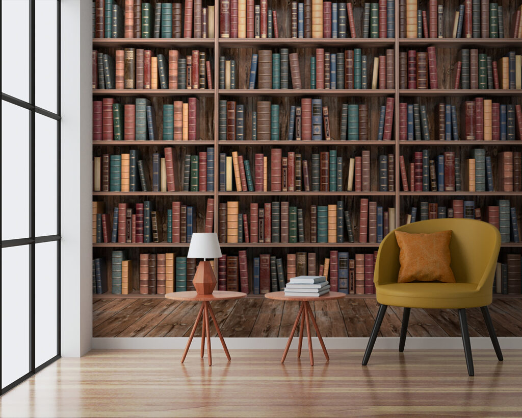 Livros em cantos silenciosos — interior 7