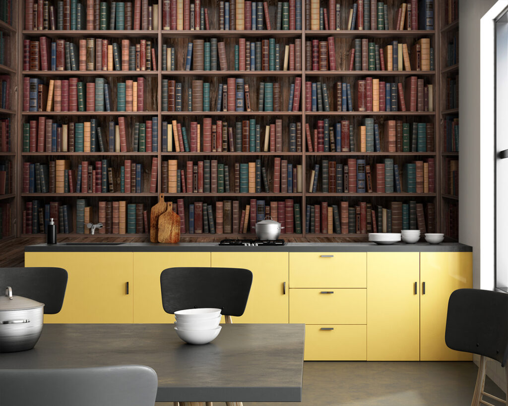 Livros em cantos silenciosos — interior 9