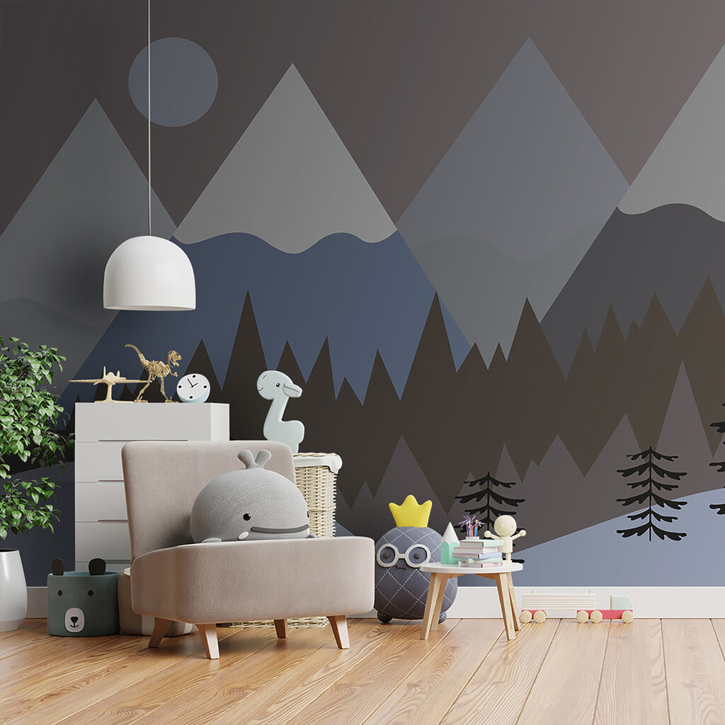 Montanhas e floresta — interior 2