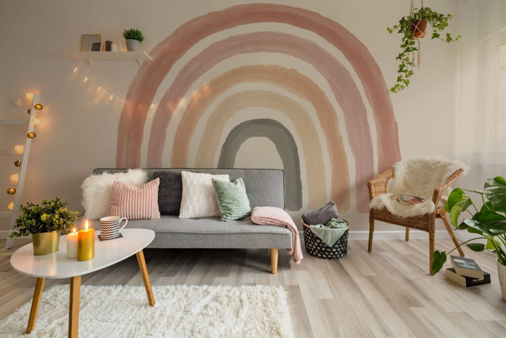 Contornos desenhados à mão — interior 1