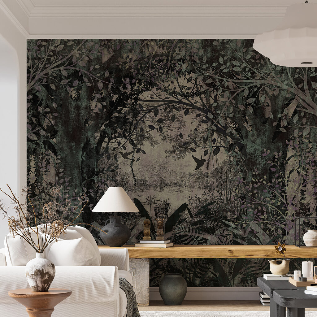 Bosque em verde-acinzentado — interior 3