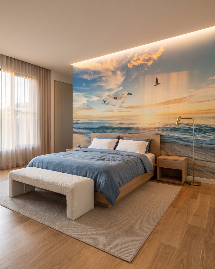 Mar ao entardecer — interior 3