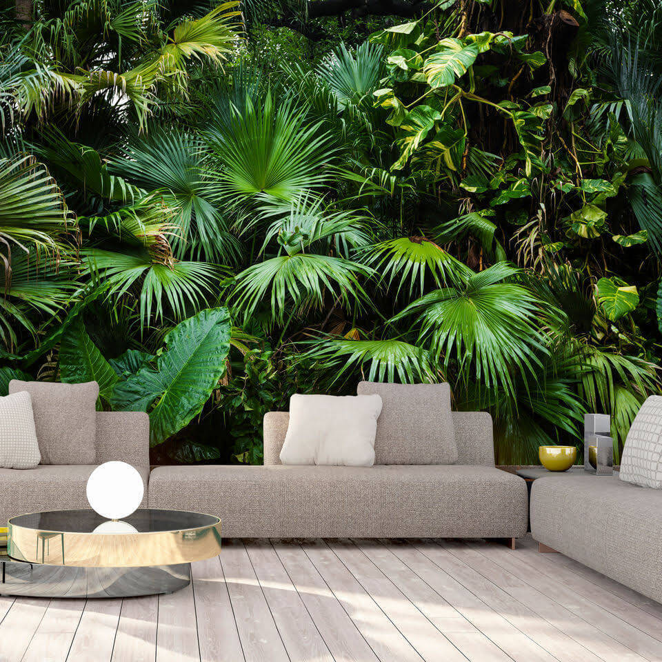 Cascata de folhagem tropical — interior 5