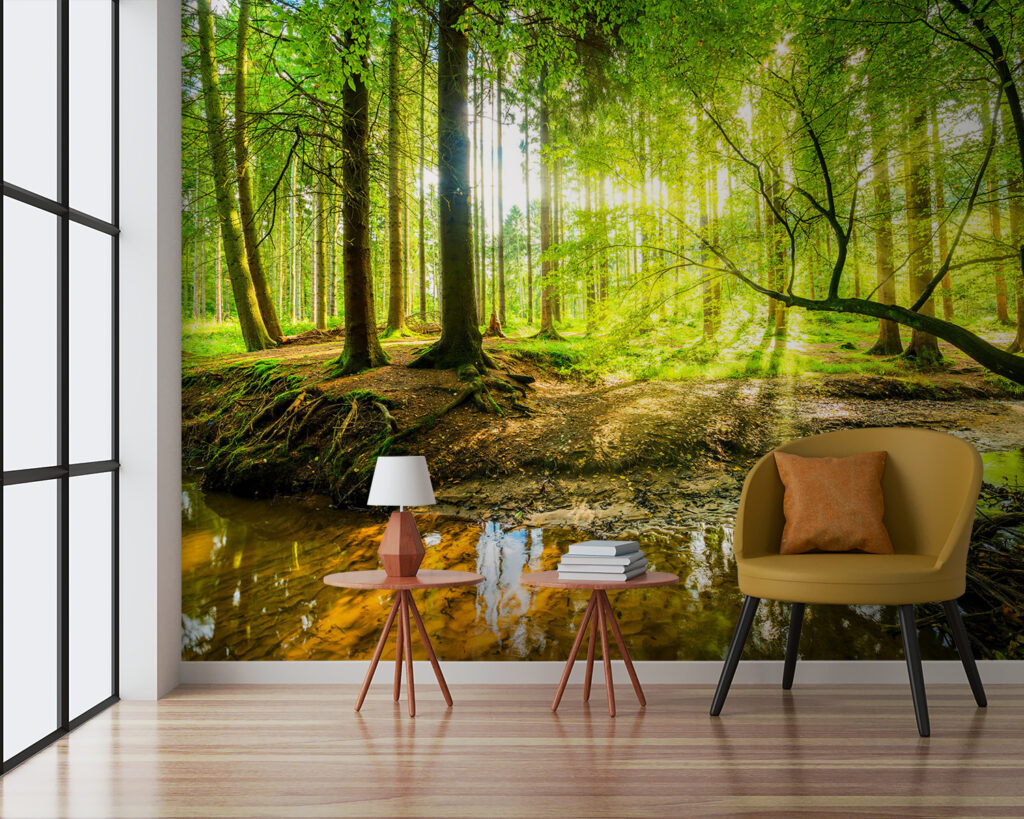 Sol junto ao riacho — interior 2