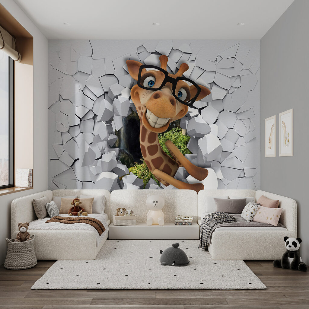 Girafa de óculos — interior 3
