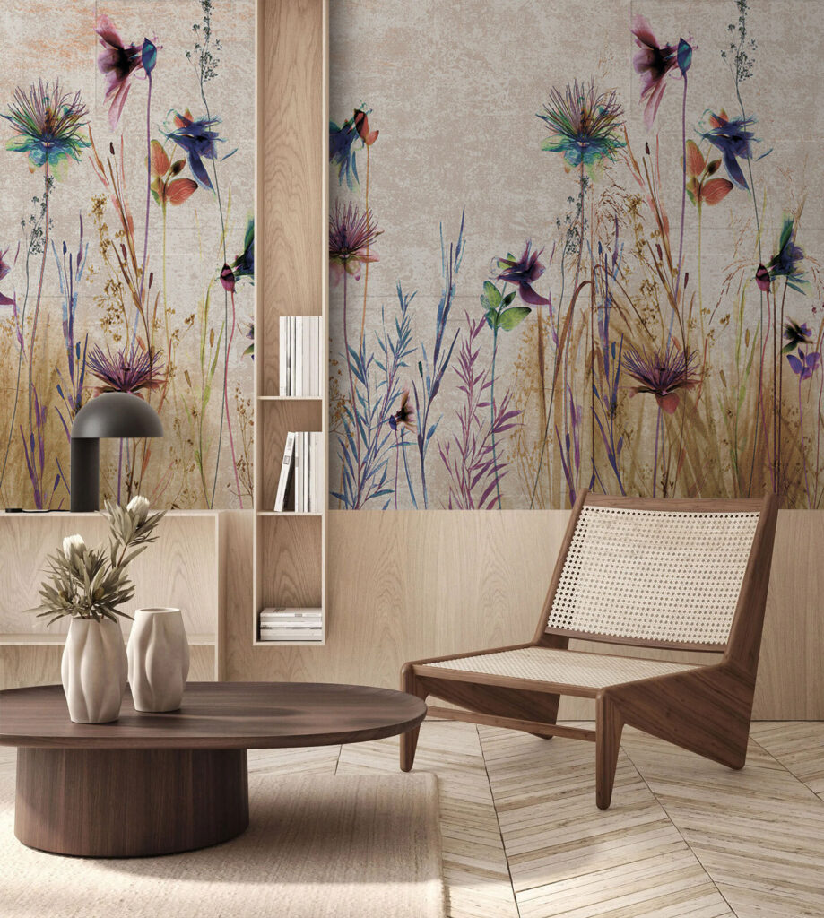 Flores silvestres em lilás — interior 2